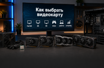 как выбрать видеокарту для компьютера в 2026 году для игр и работы