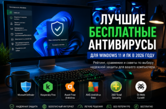 бесплатный антивирус для Windows 11 и игрового ПК в 2026 году