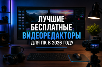 бесплатный видеоредактор для ПК и Windows в 2026 году
