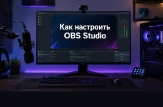 как настроить OBS Studio для стрима и записи экрана на ПК