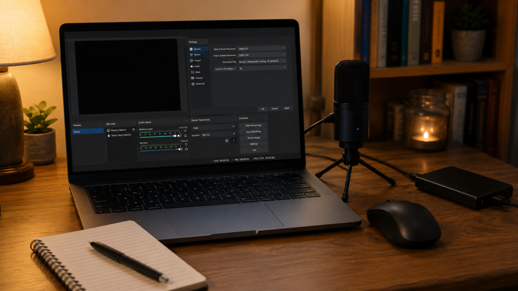 настройка OBS Studio для слабого ПК и стабильной записи