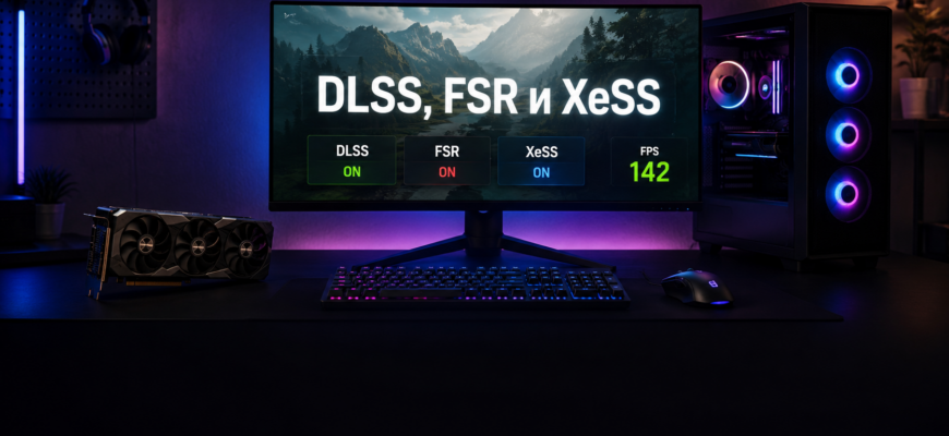 dlss что это и чем отличается от FSR и XeSS в играх