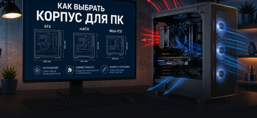 корпус для ПК и выбор размера под игровую сборку