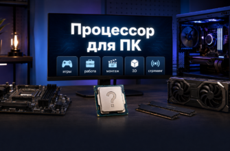 процессор для ПК и выбор CPU для игр работы монтажа и 3D