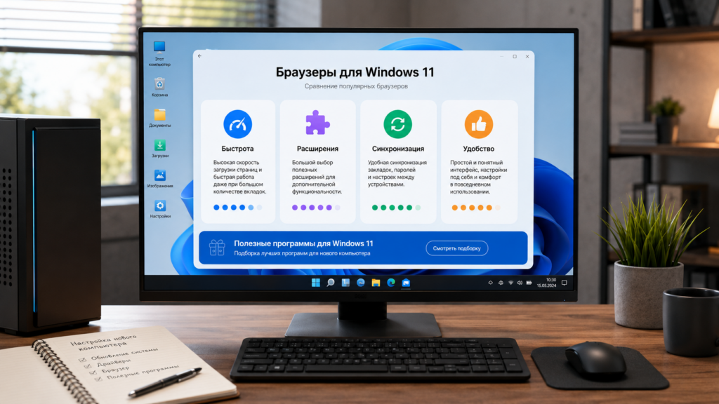 браузеры и лучшие программы для Windows 11 на новом ПК