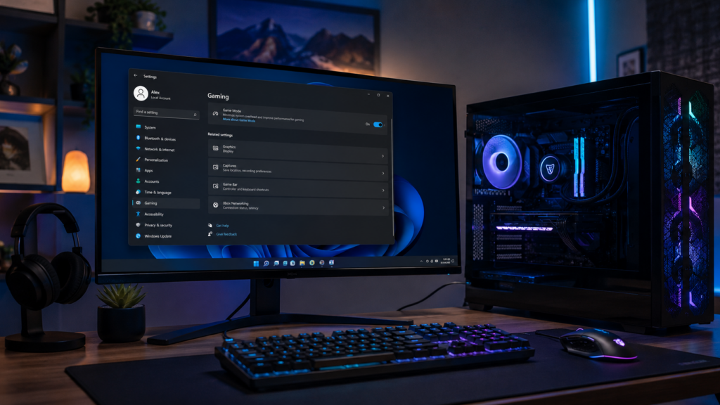 игровой режим Windows 11 на игровом ПК для стабильного FPS в играх