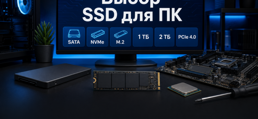 Какой SSD выбрать для ПК: SATA, NVMe, M.2, PCIe 4.0 или PCIe 5.0