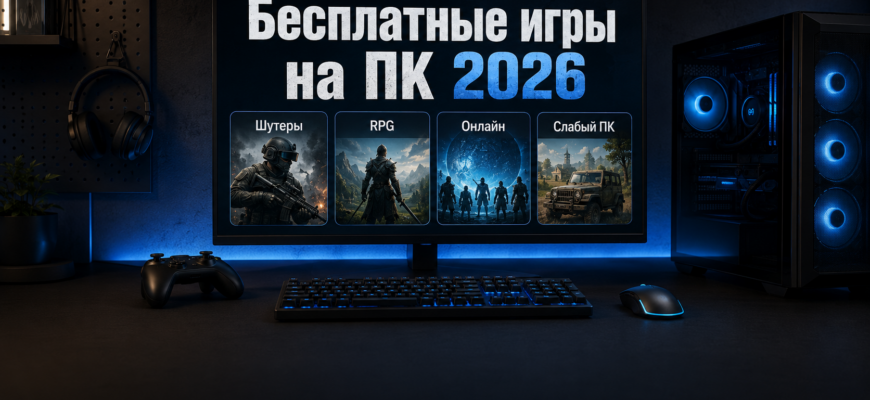 Подборка лучших бесплатных игр на ПК 2026 с разными жанрами