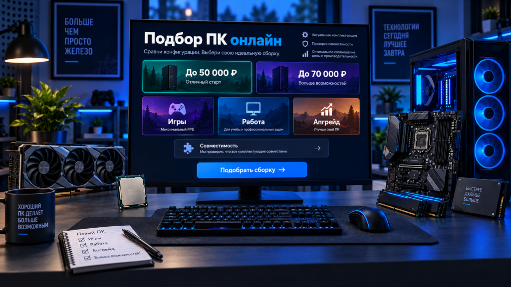 Конфигуратор игрового ПК для Full HD, 2K и 4K